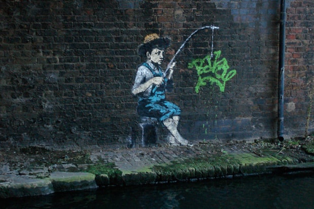 Banksy Regent's Canal Artwork