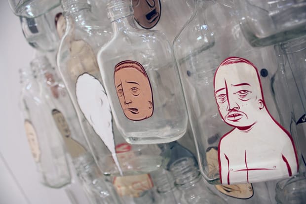 Barry McGee "99 Bottle" Installation