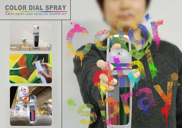 Refillable Color Dial Spray Can