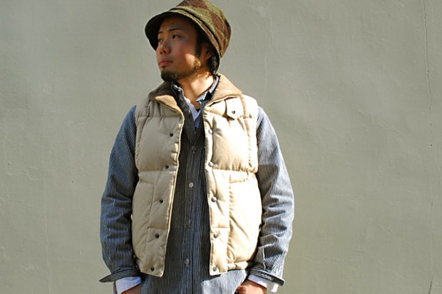 Engineered Garments Shawl Collar Down Vest