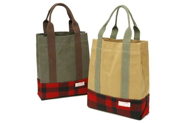 Filson Buffalo Plaid Twill Tote Bag