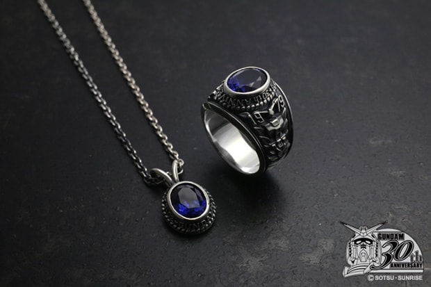 JAM HOME MADE & ready made x Gundam 30th Anniversary Ring and Necklace Set