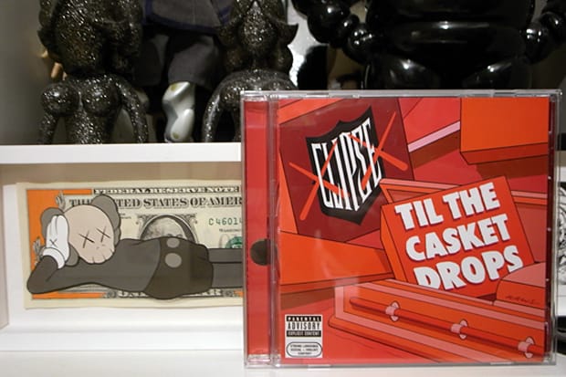 KAWS x Clipse "Till The Casket Drops" Album Cover