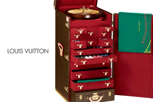 Louis Vuitton presents a golf trunk that comes with a built-in