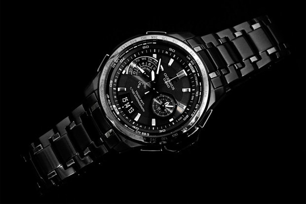 nano・universe x CASIO OCEANUS coNceNtrate black Watch