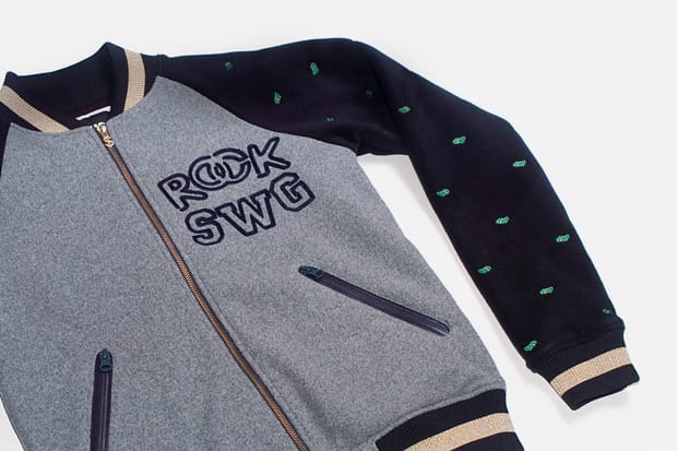 swagger x Rocksmith Fleece Stadium Jacket