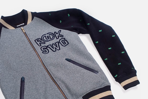 swagger x Rocksmith Fleece Stadium Jacket