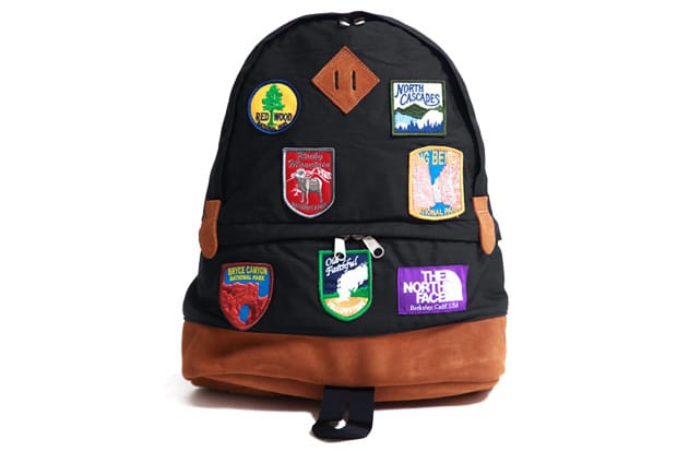 north face patch backpack