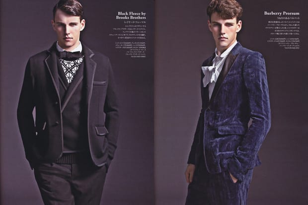 ENGINE Magazine 2010 January "Today's Formal Wear" Editorial