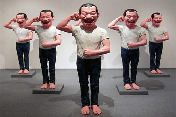 Yue Minjun Terracotta Warriors Exhibition Italy