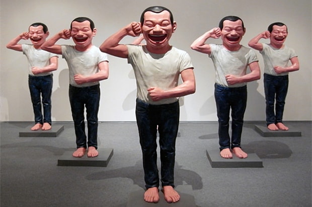 Yue Minjun Terracotta Warriors Exhibition Italy