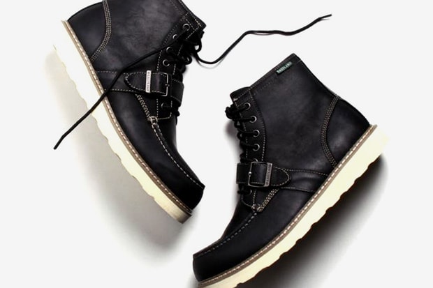a.ok Black Buckle Lace Up Boot