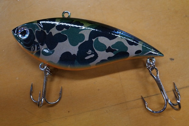 A Bathing Ape x DAIWA "A Fishing Ape" Camo Bass Lure