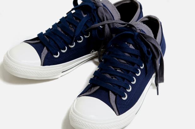 comme des garcons canvas sneakers