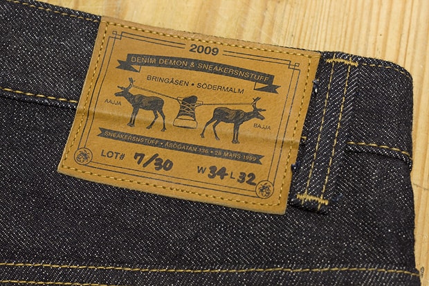 Denim Demon x Sneakersnstuff "Aajja Bajja" Limited Edition Denim