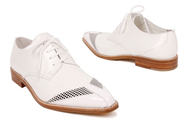 Junya Watanabe Checkered Leather Shoes