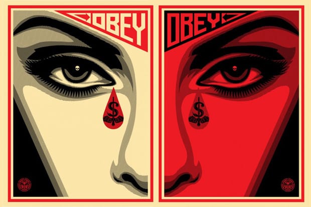 OBEY Shepard Fairey "Eye Alert" Print