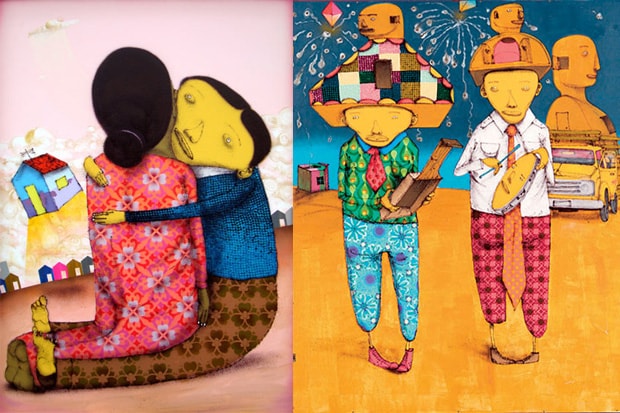 Os Gemeos "Nos Braços de um Anjo" Exhibition