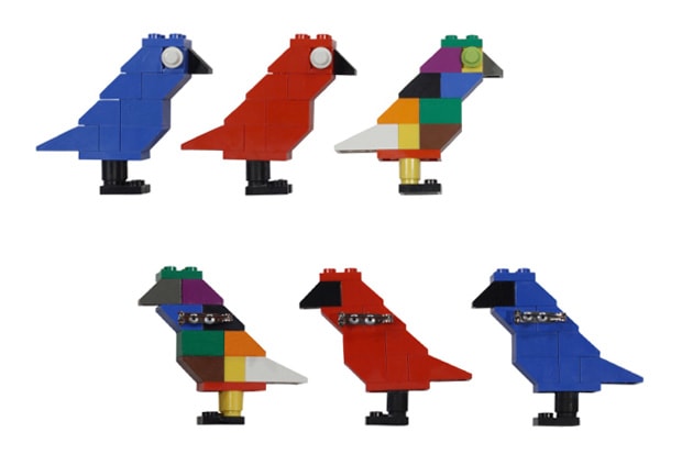 ROC STAR x Dee & Ricky "Bird of Paradise" LEGO Brooch
