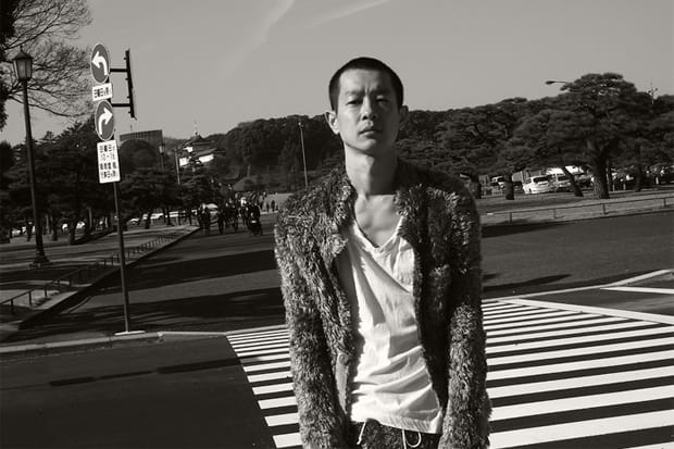 sacai Photoshoot featuring Ryo Kase