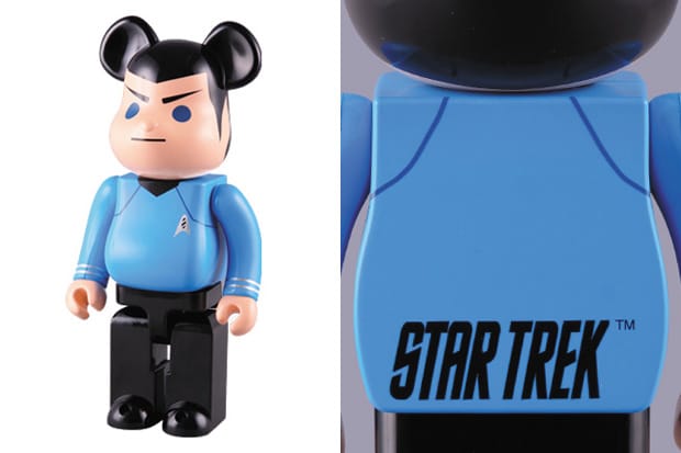 Star Trek x Medicom Toy "Spock" 400% & 1000% Bearbricks