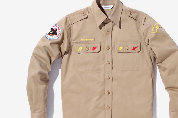 A Bathing Ape Patch Work & Scout Shirts