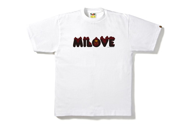 A Bathing Ape Love Baby Milo T-shirts