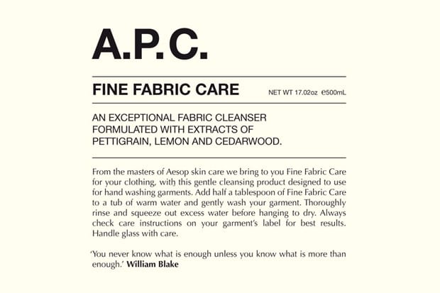 A.P.C. Fabric Detergent 
