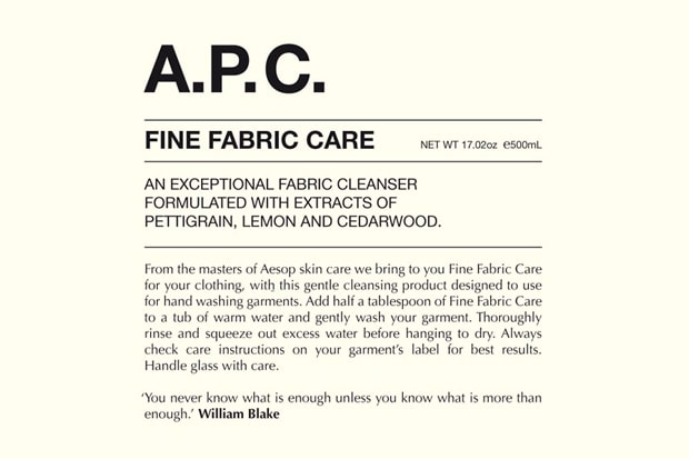 A.P.C. Fabric Detergent
