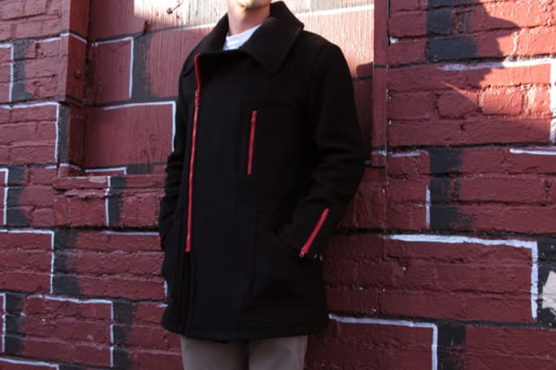 Feal Mor Wool Zip Coat 