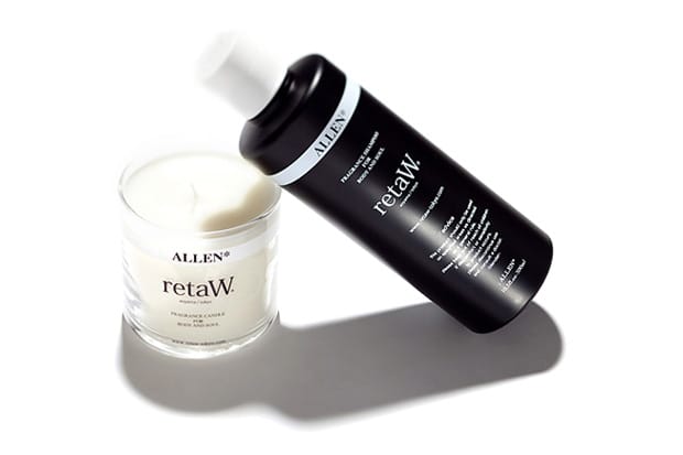 retaW Allen Candle and Body Shampoo