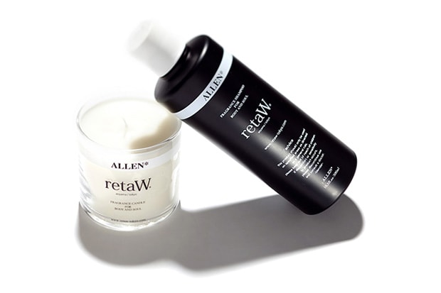 retaW Allen Candle and Body Shampoo
