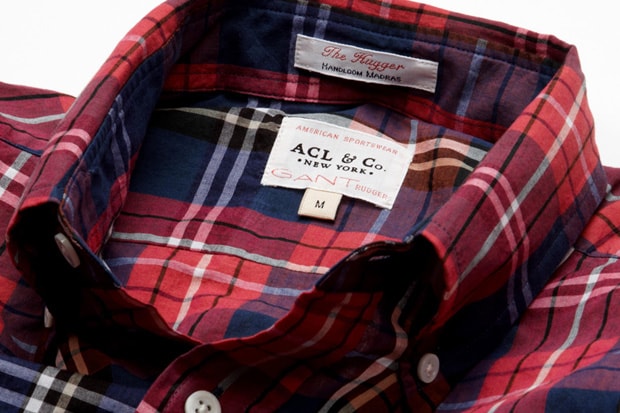 ACL & Co. x GANT Rugger "Handloom Hugger" Indian Madras Shirt
