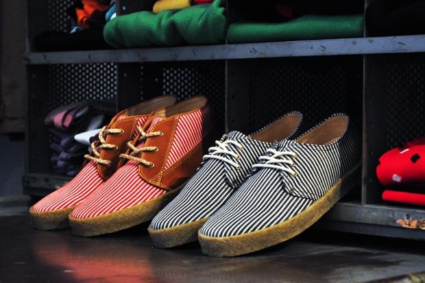 F-Troupe Stripe Canvas Shoes