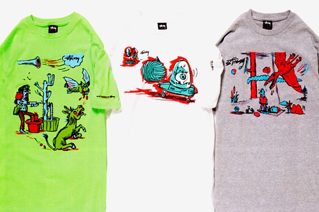 Gary Panter for Stussy 2010 Spring Tees