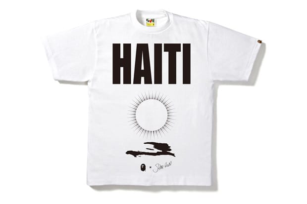 Gene Krell x A BATHING APE Haiti Charity T-Shirts