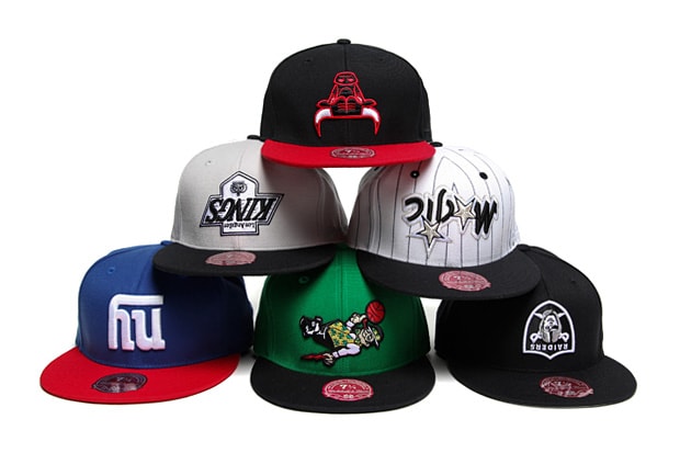 Hall of Fame x Mitchell & Ness "Upside Downs" Fitted Cap Collection