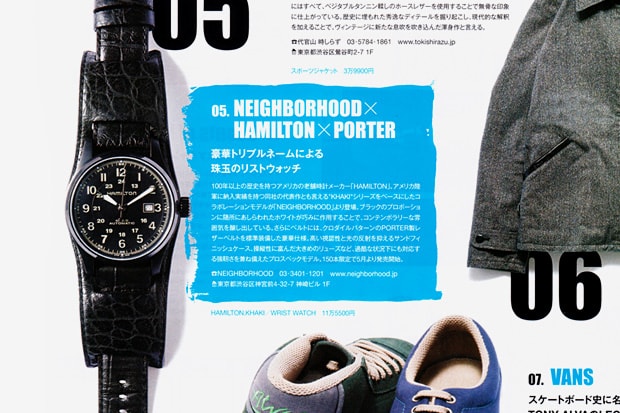Porter x NEIGHBORHOOD x Hamilton Watch
