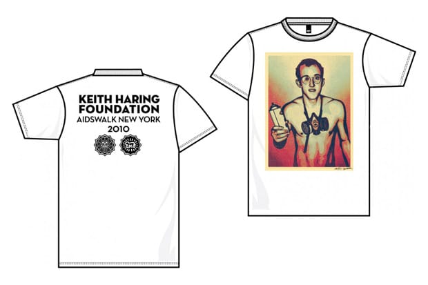 Keith Haring Foundation x AIDS Walk x OBEY T-Shirt