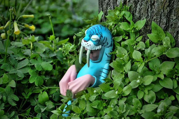 Upper Playground x Sam Flores "Blue Wyger" Figure