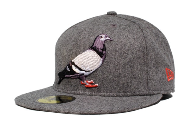 New Era Staple Pigeon 59Fifty 7-7/8 Circa 2012 Release Rare Pigeon poo  design