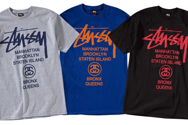 Stussy New York World Tour Tees
