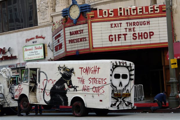 Banksy "Exit Through The Gift Shop" Los Angeles Premiere