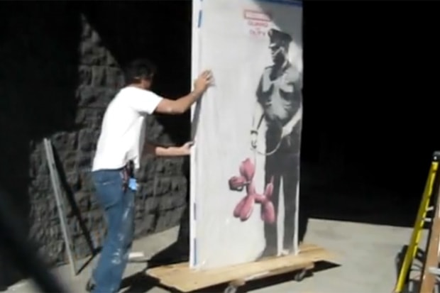 Banksy "Guard On Duty" Removed