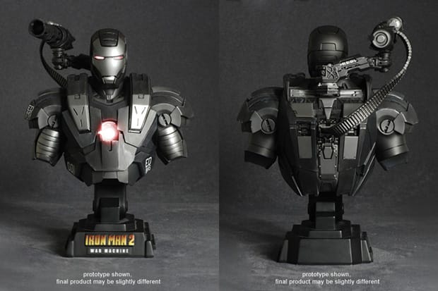 Hot Toys Iron Man 2 War Machine Collectible Bust