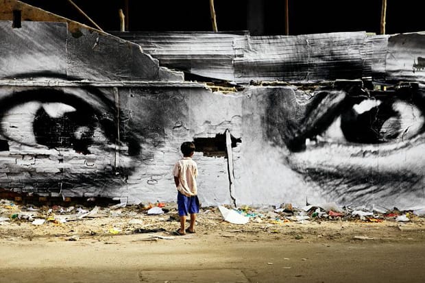 JR “Women Are Heroes” Exhibition