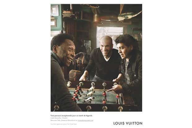 Pele, Maradona and Zidane for Louis Vuitton