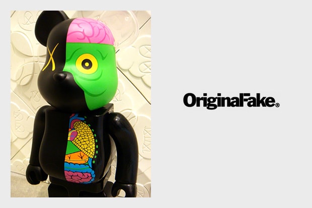 OriginalFake x Medicom Toy Dissected Companion Bearbrick Black Preview