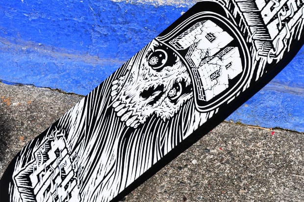 REBEL8 INSTITUTIONALIZED Skateboard Deck