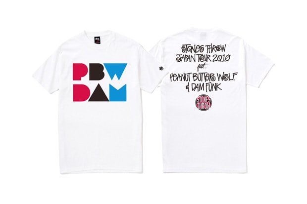 Stones Throw x Stussy 2010 Japan Tour 30th Anniversary T-shirt